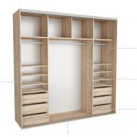 DRESSING NADIR 250 6A FRONT DAB SONOMA / MARON INCHIS